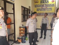 Pastikan Situasi Aman, Kapolres Majalengka Cek Ruang Tahanan