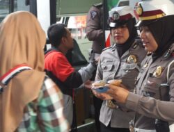 Satlantas Polres Majalengka Gelar Samling dan Bagikan Takjil Gratis