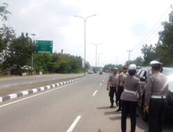 Polres Majalengka Cek Jalur Arteri dan Tol Cipali