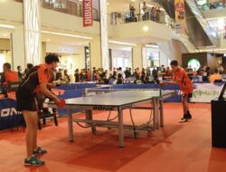 Ratusan Atlet Tenis Meja Berlaga di CSB Mall