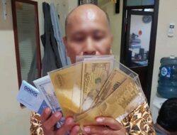 Polisi Bekuk Dua Pengedar Uang Palsu di Cirebon