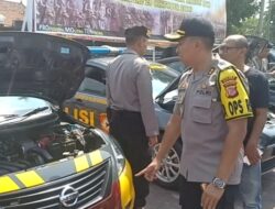 Kapolres Majalengka Cek Kesiapan Kendaraan Dinas
