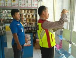 Minimarket di Majalengka Dipasang Stiker Imbauan Kamtibmas