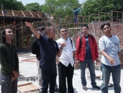 Sidak Proyek Gedung Disdukcapil, Komisi II Soroti Kekuatan Rangka Besi Coran