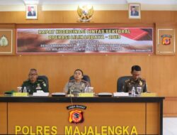 Polres Majalengka Gelar Rakor Lintas Sektoral Jelang Nataru