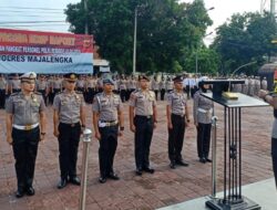 Ratusan Anggota Polres Majalengka Naik Pangkat