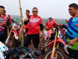 Polres Cirebon Kota Amankan Wilayah Perbukitan Sambil Ngetrail