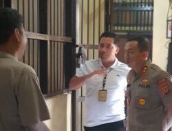 Kapolres Sidak Ruang Tahanan