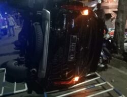 Pajero Seruduk Becak dan Sigra, Dua Tewas