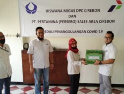 Hiswana Migas Cirebon dan Pertamina Beri Bantuan APD untuk Tenaga Medis