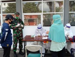 Ratusan Pedagang di Kuningan Ikuti Rapid Test Massal