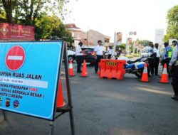 Maksimalkan PSBB, Pemda Kota Cirebon Tutup Sejumlah Ruas Jalan