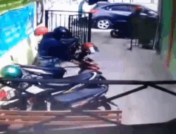 Maling Motor di Puskesmas Cilimus Tertangkap CCTV