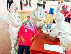 Puluhan Pejabat Pemkab Majalengka Ikuti Tes Swab