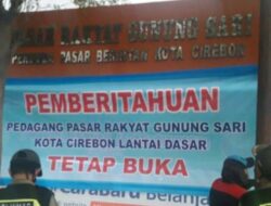 Cuma GTC yang Terancam Tutup, Pasar Gunungsari Tetap Buka