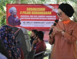 Sosialisasi 4 Pilar Kebangsaan, Selly Ajak Warga Indramayu Perkuat Gotongroyong