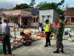 Tegakkan Protokol Kesehatan, Operasi Yustisi Sasar Pasar Tumpah