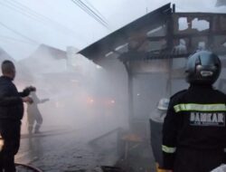 Dipicu Kebocoran Gas, Pabrik Tahu Ludes Dilahap Si Jago Merah