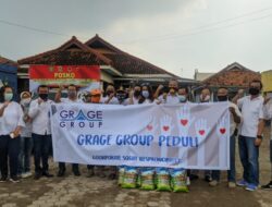 Grage Group Salurkan Bantuan untuk Korban Puting Beliung Desa Slangit