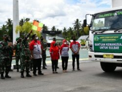 JNE Distribusikan Bantuan TNI AD untuk Korban Gempa Mamuju