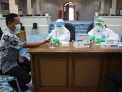 Cegah Covid-19 di Klaster Perkantoran, Dewan dan Pegawai Dites Usap