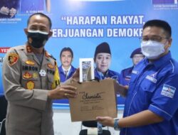 Kapolres Ciko Sambangi DPC Demokrat, Ini yang Dibahas