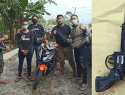 Pencuri Motor Bersenjata Mainan Diringkus Polisi