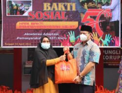 Lapas Kuningan Bagikan Sembako dan Olahan Pangan Warga Binaan