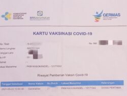 Sukini Bingung, Kartu Vaksin Miliknya Atas Nama Orang Lain