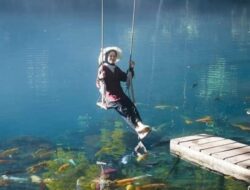 Keindahan Telaga Biru Cicerem Jadi Magnet Wisatawan