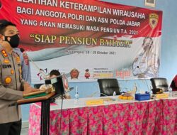 Anggota Polri dan ASN yang akan Pensiun Dilatih Wirausaha
