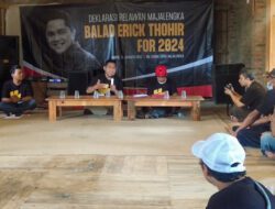 Relawan Majalengka Deklarasikan Erick Thohir Capres 2024