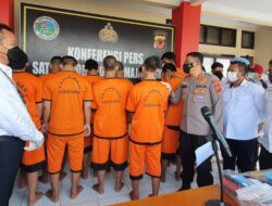 Polres Majalengka Amankan 12 Tersangka Kasus Narkotika