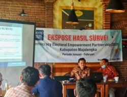 DEEP Rilis Hasil Survei Popularitas Cabup Majalengka 2024