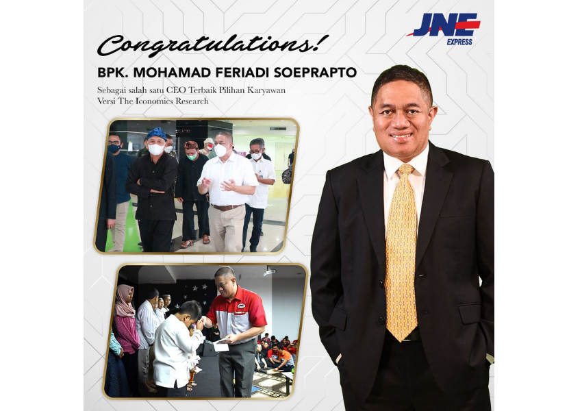 M. Feriadi Soeprapto Dinobatkan sebagai 50 Indonesia Best CEO Awards
