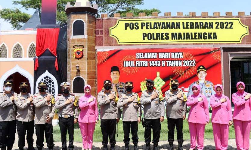 Polda Jabar Cek Pos Mudik Rest Area KM 166 Tol Cipali