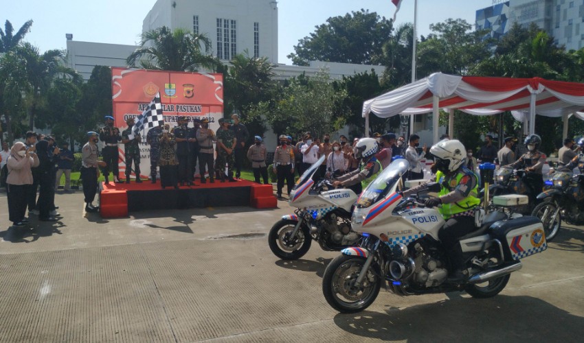 Polres Cirebon Kota Apel Gelar Pasukan Operasi Ketupat Lodaya