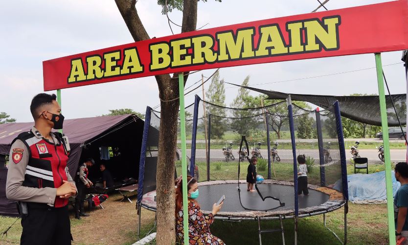 Rest Area KM 166 Tol Cipali Dilengkapi Arena Bermain Anak