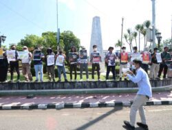 Hari Kebebasan Pers Dunia, Koalisi Jurnalis Cirebon Aksi di Tugu Proklamasi