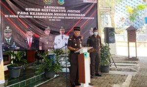 Kejari Kuningan Resmikan Rumah Restorative Justice