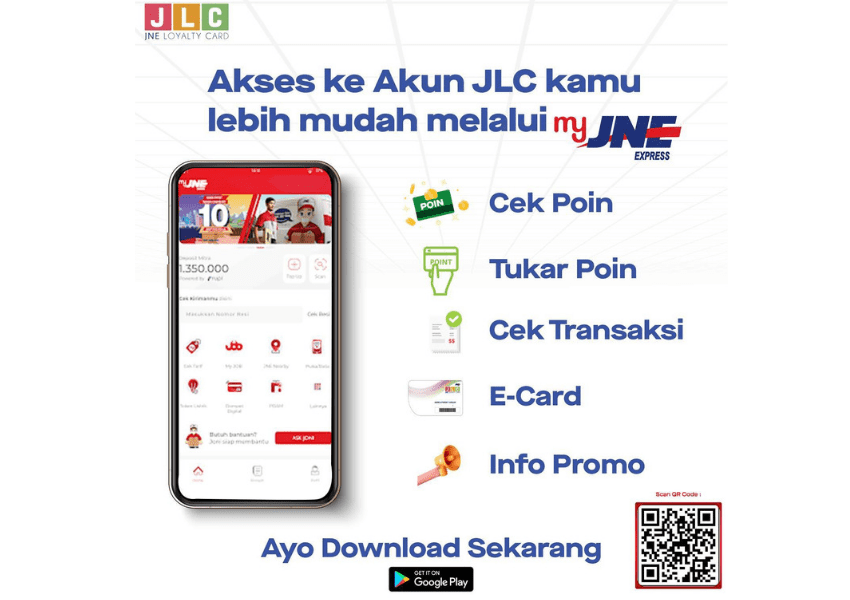 Akses JLC di Aplikasi My JNE Makin Mudah
