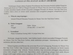 Layanan Air Bersih PAM Tirta Giri Nata Empat Hari Gangguan, Ingat Tanggalnya