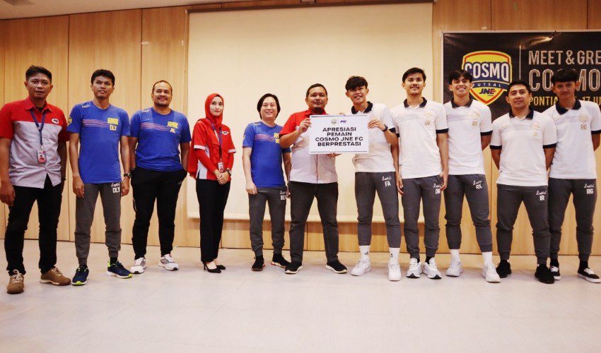 JNE Beri Bonus Puluhan Juta untuk Pemain Cosmo JNE FC