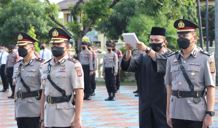 Tiga Perwira Polres Majalengka Dimutasi