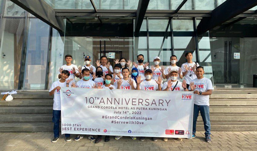 Grand Cordela Hotel AS Putra Kuningan Rayakan Anniversary ke-10