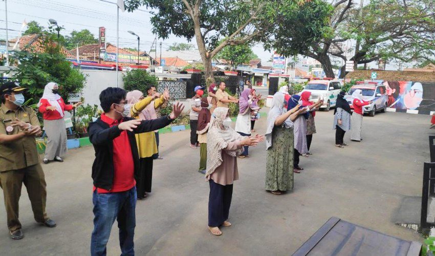 HUT ke-54, BPJS Kesehatan Gelar Senam dan Donor Darah Massal