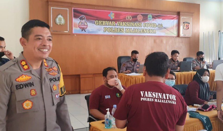Polres Majalengka Kembali gelar Gebyar Vaksinasi Covid-19