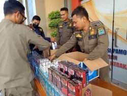 Bea Cukai dan Satpol PP Sita Ribuan Rokok Ilegal