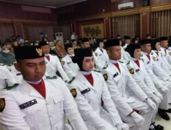 Bupati Majalengka Kukuhkan 31 Paskibraka Upacara HUT ke-77 RI