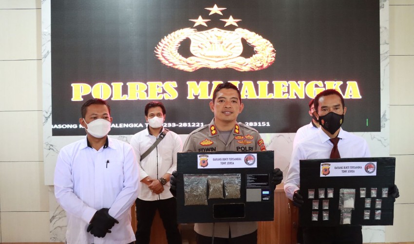 Edarkan Sabu dan Ganja, Warga Indramayu Diciduk Polisi